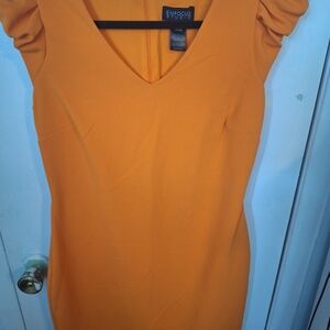 Enfocus Studio Orange Midi Dress